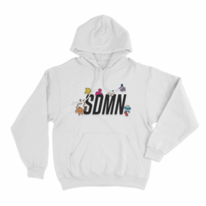 Mr. Men x SDMN Unisex Hoodie White