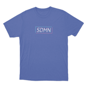 SDMN Logo Unisex T Shirt Blue