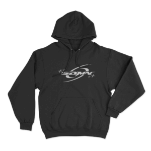 SDMN Y2K Logo Unisex Hoodie Black