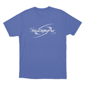 SDMN Y2K Logo Unisex T Shirt Blue