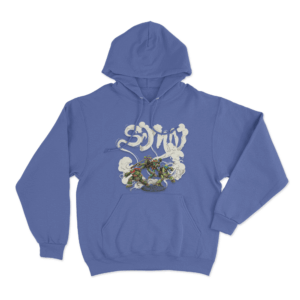 SDMN x TMNT Smoke Unisex Hoodie Blue