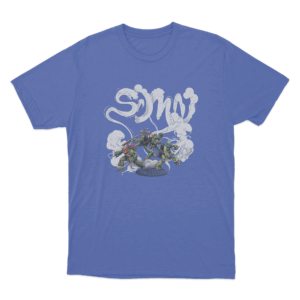 SDMN x TMNT Smoke Unisex T Shirt Blue